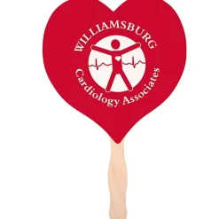 Hand Fan - Heart - 24 hr
