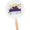 Hand Fan - 8-inch Round - Full Color