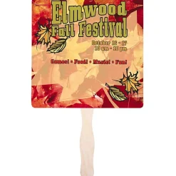 Hand Fan - 8-inch Square - Full Color - 24 hr