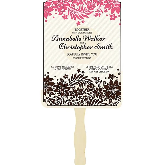 Hand Fan - Rectangle - Full Color - 24 hr