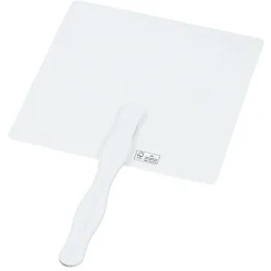 Hand Fan with Plastic Handle - Square