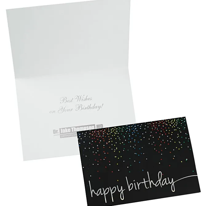 Happy Birthday Confetti Greeting Card