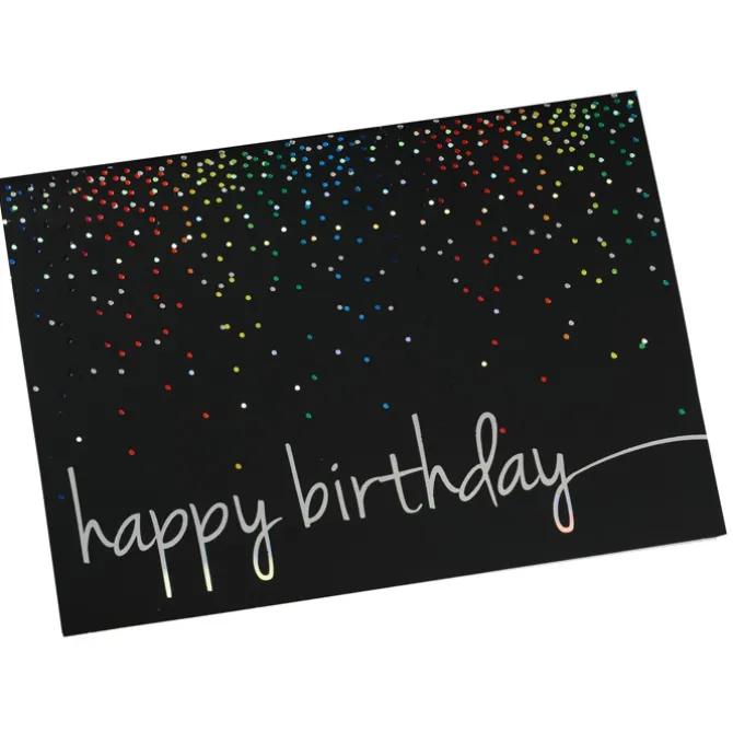 Happy Birthday Confetti Greeting Card