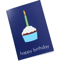 Happy Birthday Cupcake Note Card