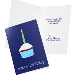 Happy Birthday Cupcake Note Card