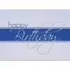 Happy Birthday Stripe Greeting Card