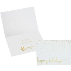 Happy Holidays Confetti Greeting Card