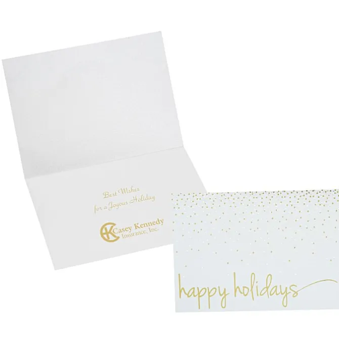 Happy Holidays Confetti Greeting Card