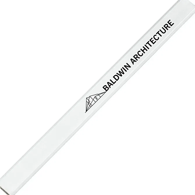 Hard Lead Enamel Finish Carpenter Pencil - 24 hr