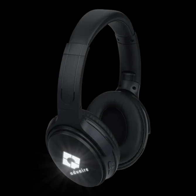 Harlow Light-Up Logo Bluetooth Headphones