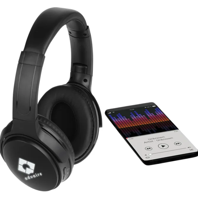 Harlow Light-Up Logo Bluetooth Headphones - 24 hr