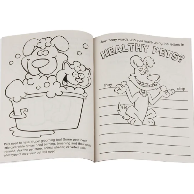 Healthy Pets Are Happy Pets Coloring Book