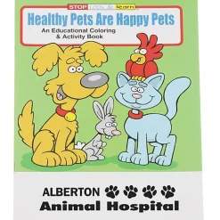 Healthy Pets Are Happy Pets Coloring Book