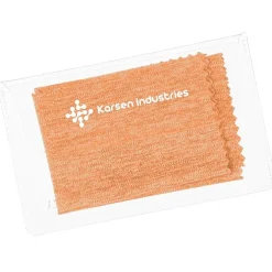 Heathered Cleaning Cloth in Printed Pouch
