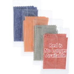 Heathered Cleaning Cloth in Printed Pouch