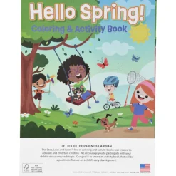 Hello Spring Coloring Book