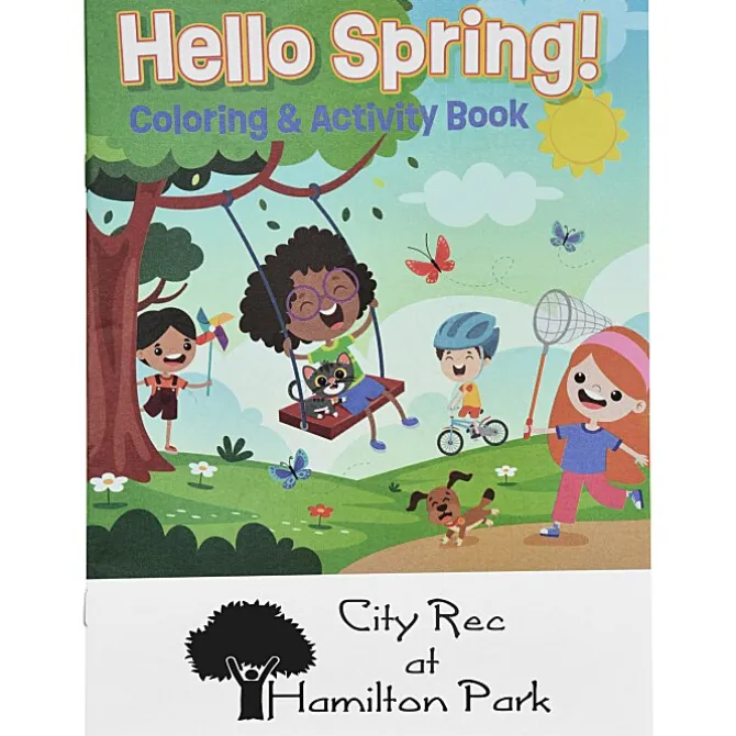 Hello Spring Coloring Book