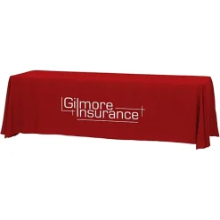Hemmed Closed-Back Poly/Cotton Table Throw - 8'