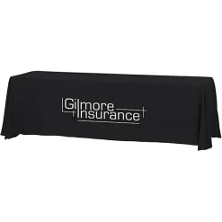 Hemmed Closed-Back Poly/Cotton Table Throw - 8'