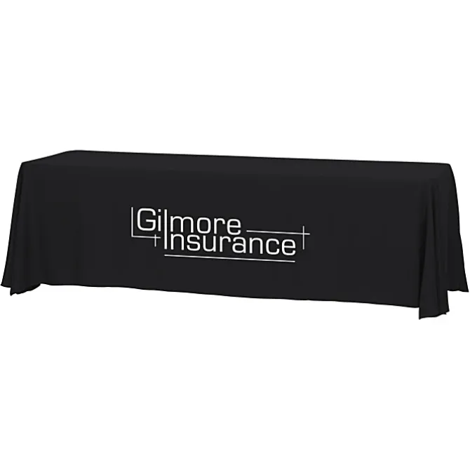 Hemmed Closed-Back Poly/Cotton Table Throw - 8'