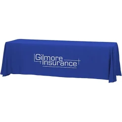 Hemmed Closed-Back Poly/Cotton Table Throw - 8'
