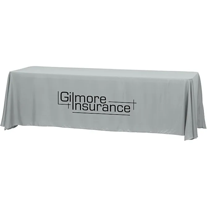 Hemmed Closed-Back Poly/Cotton Table Throw - 8'