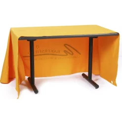 Hemmed Open-Back Poly/Cotton Table Throw - 4' - 24 hr
