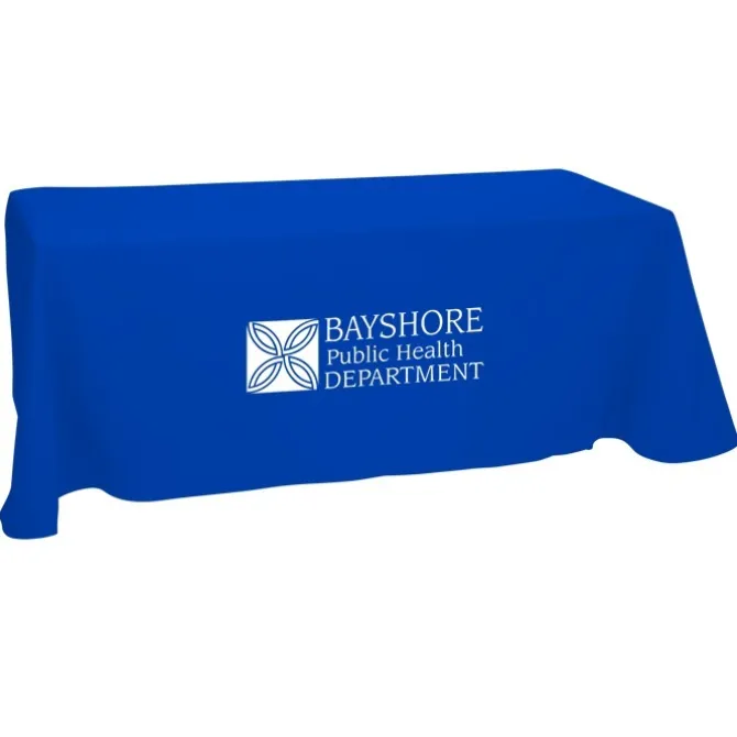 Hemmed Open-Back Poly/Cotton Table Throw - 6'