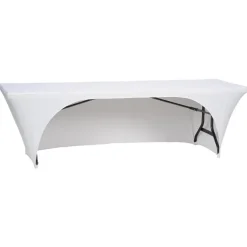 Hemmed Open-Back UltraFit Table Cover - 8 feet - Full Color