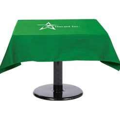 Hemmed Poly/Cotton Table Throw - Square - 24 hr