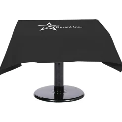 Hemmed Poly/Cotton Table Throw - Square - 24 hr