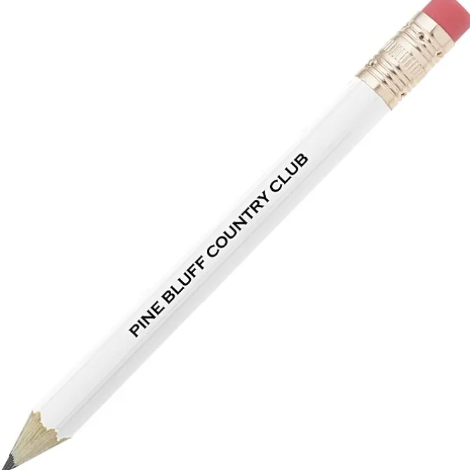 Hex Golf Pencil with Eraser