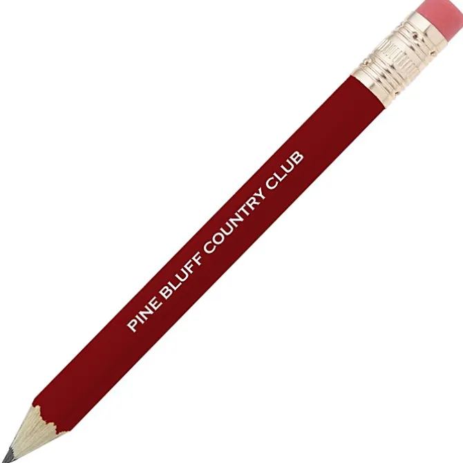 Hex Golf Pencil with Eraser