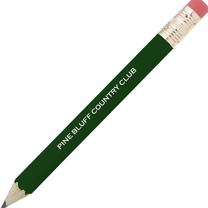Hex Golf Pencil with Eraser