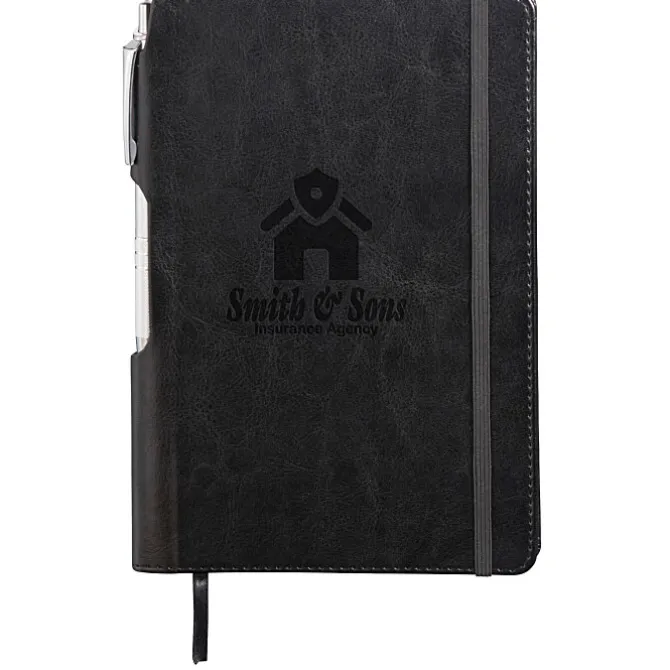 Hideaway Journal with Pen - Debossed