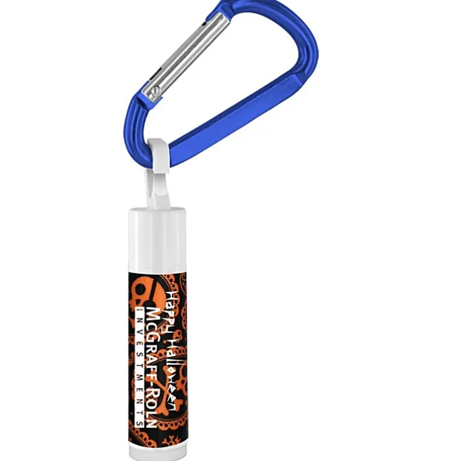 Holiday Lip Balm with Carabiner - Skulls