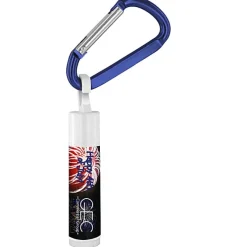 Holiday Lip Balm with Carabiner - Fireworks - 24 hr