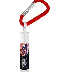 Holiday Lip Balm with Carabiner - Fireworks - 24 hr