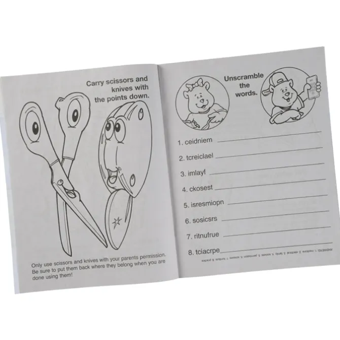 Home Safety Coloring Book