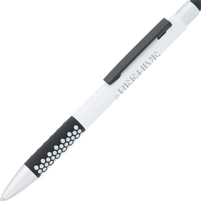 Honeycomb Soft Touch Stylus Metal Pen