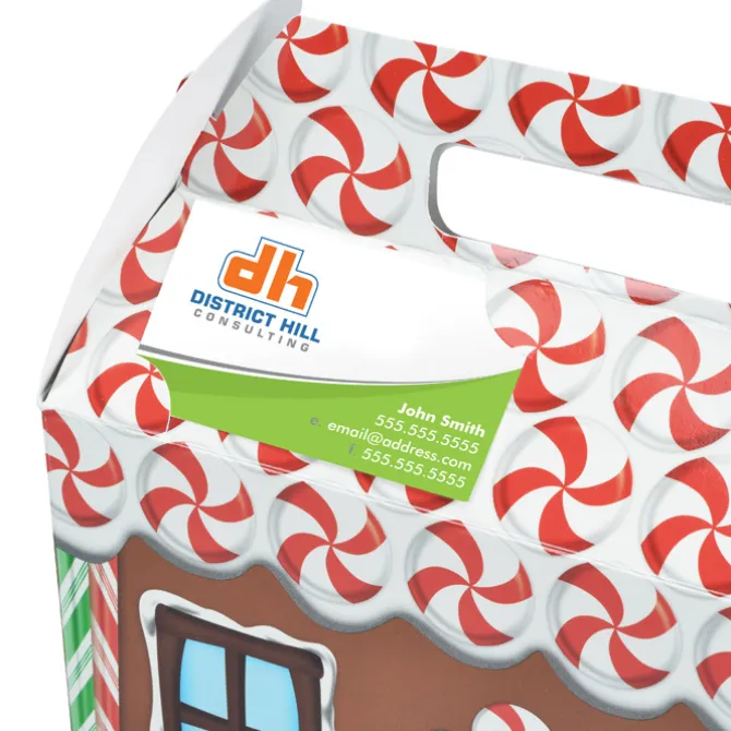 House Shape Box - Gingerbread