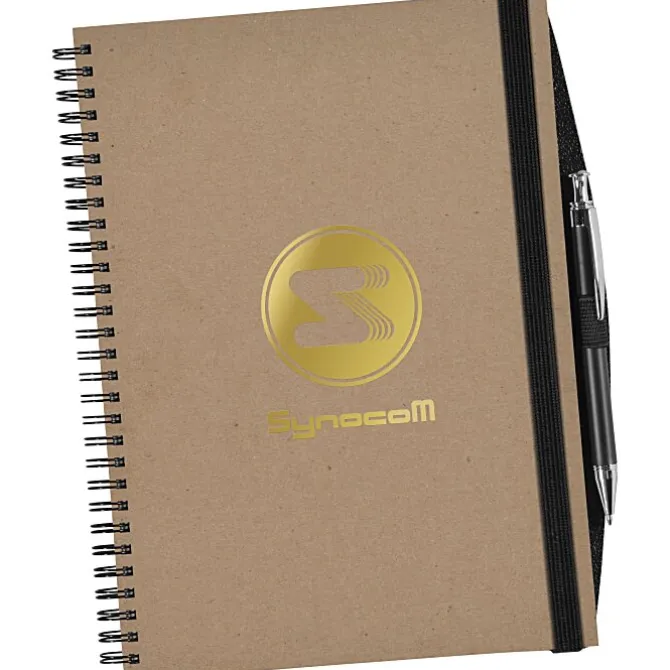 Hybrid Monthly Planner Notebook with Pen