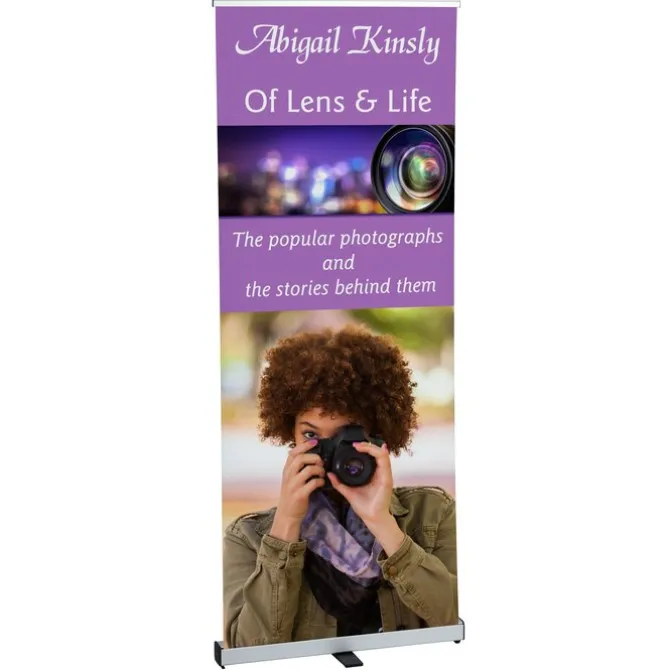 Ideal Retractable Banner Display - 31-1/2 inches