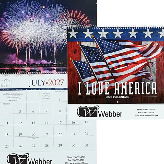 I Love America Appointment Calendar