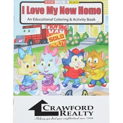 I Love My New Home Coloring Book - 24 hr