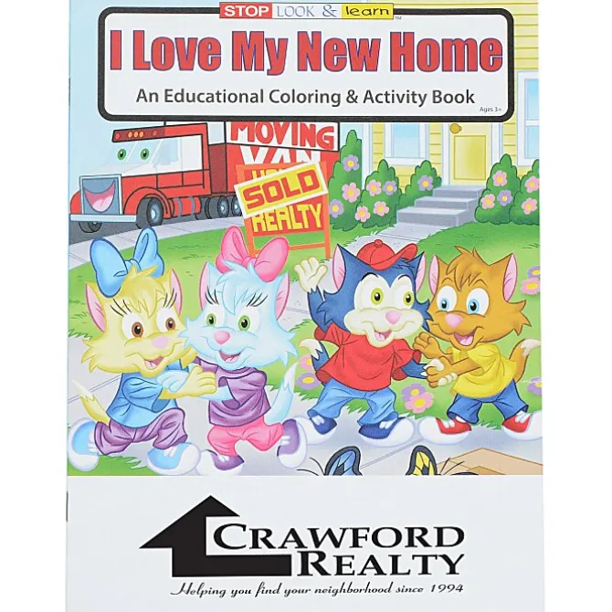 I Love My New Home Coloring Book - 24 hr