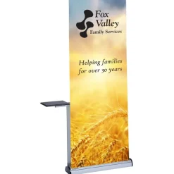 Imagine Quick Change Retractable Banner Display with Table