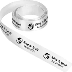 Imprinted Soft Polyester Ribbon - 7/8 inch