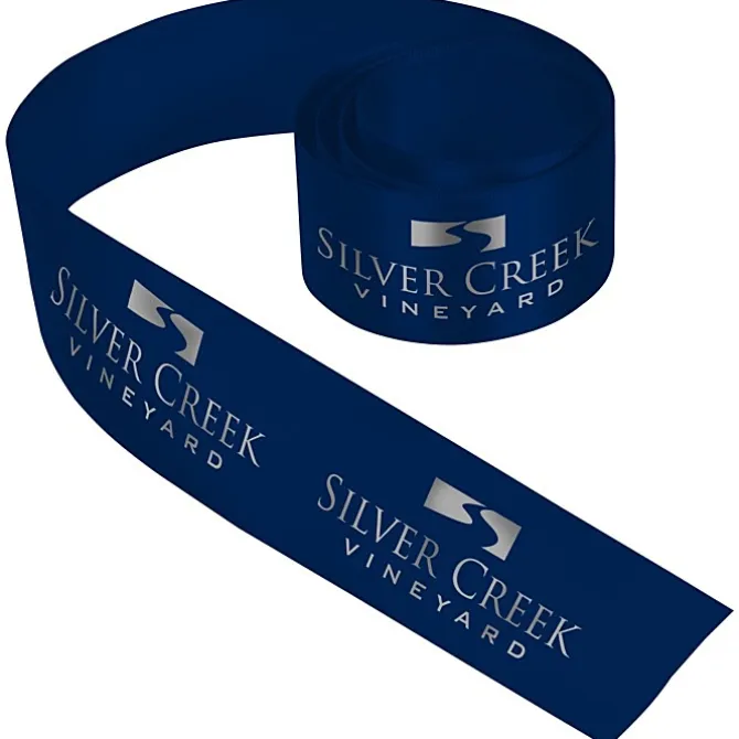 Imprinted Soft Polyester Ribbon - 1 1/2 inches