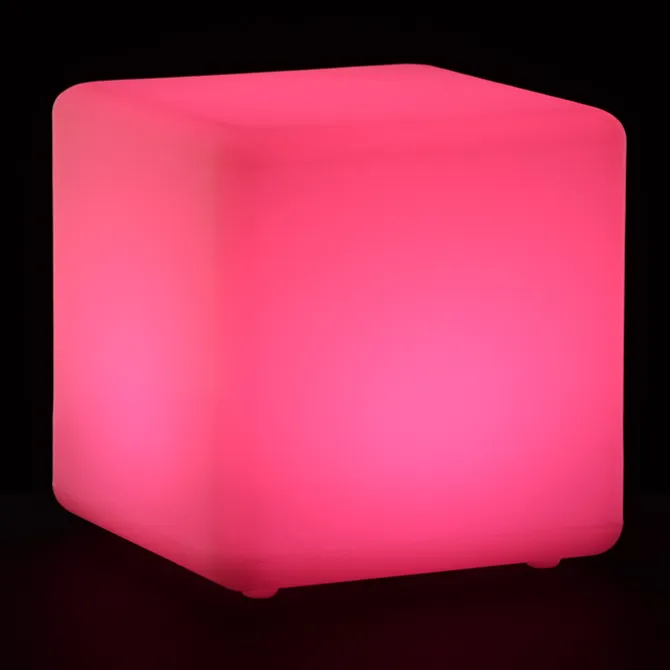 8-inch Deco Light-Up Cube